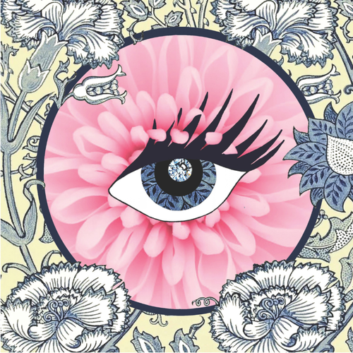 Chinoiserie Eye card