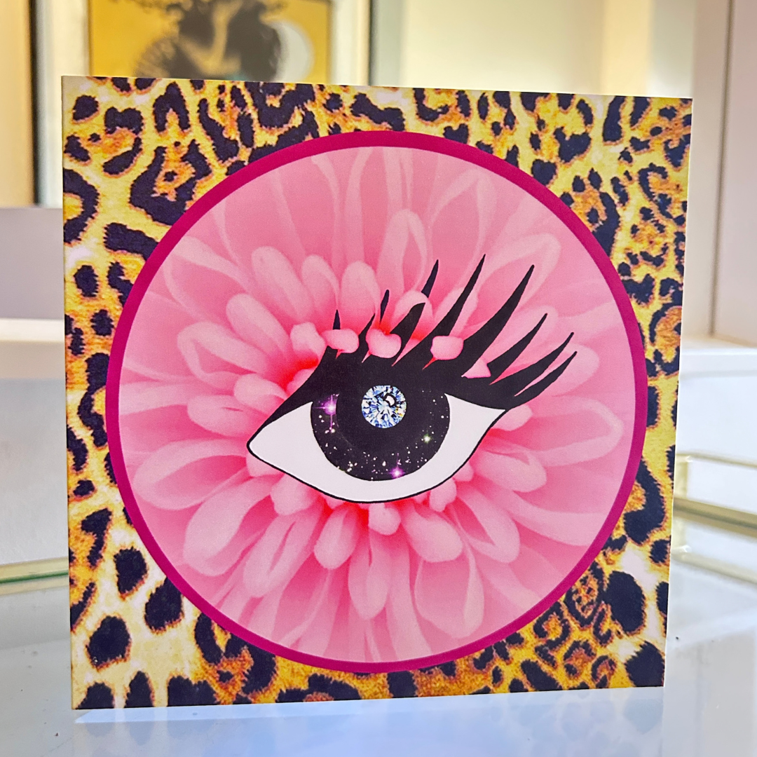 Leopard Eye card